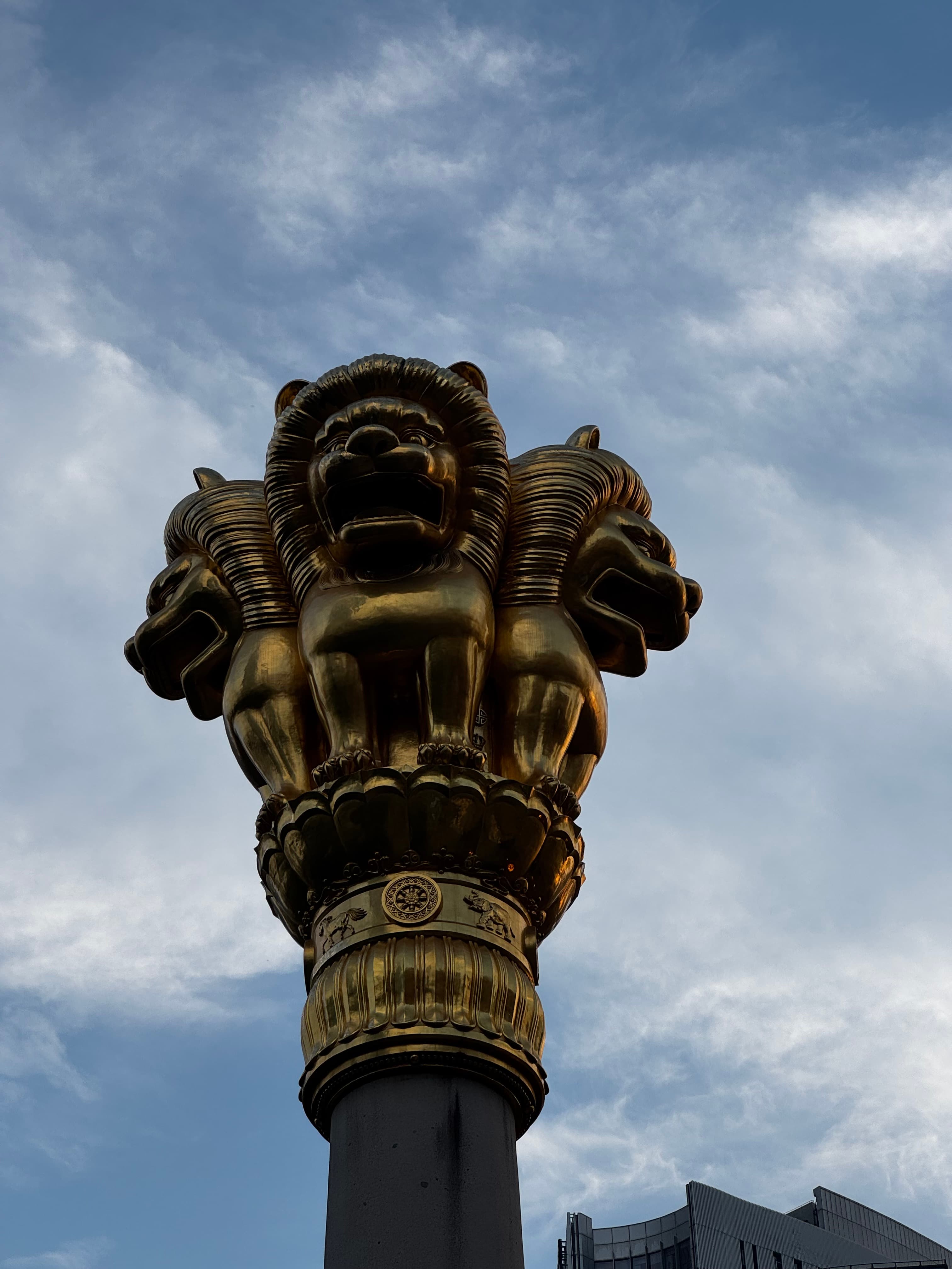 Jing'an Tempel Säule